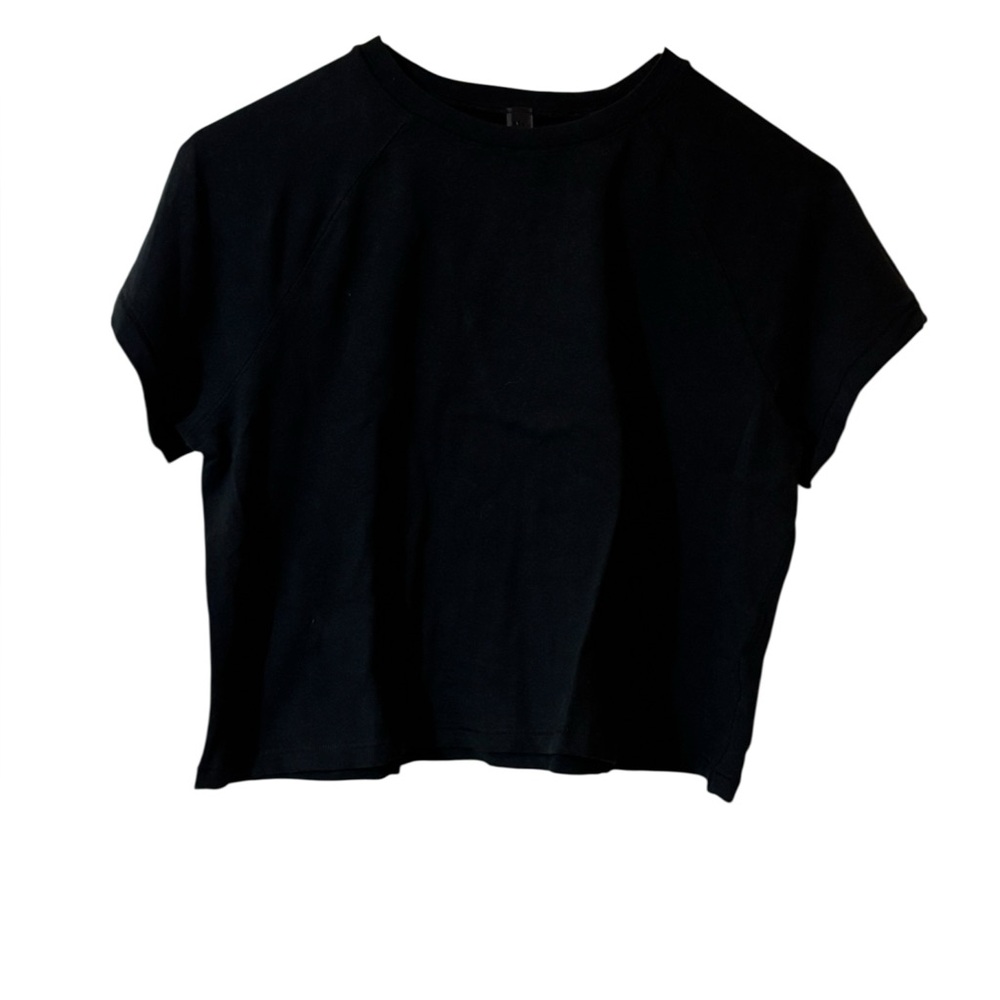 SKIMS | black tshirt cropped tee shirt XL